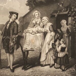 Which is the Mother 9" x 6.25" Lady's Godey's Book Antique Engraving/Print